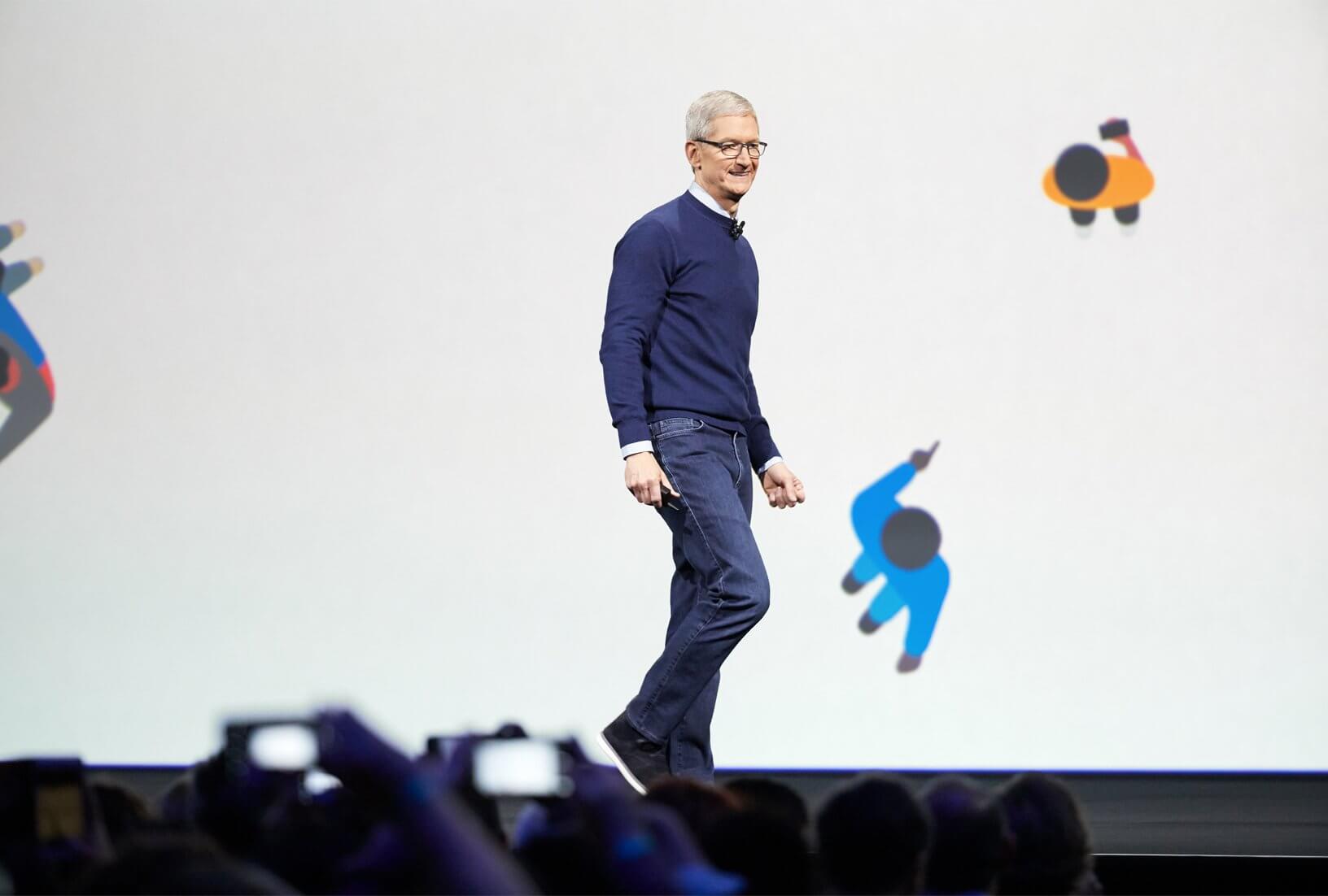 Tim Cook auf der WWDC 2017 Keynote