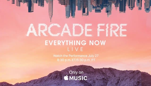 Apple Music Arcade Fire Exklusiv Konzert