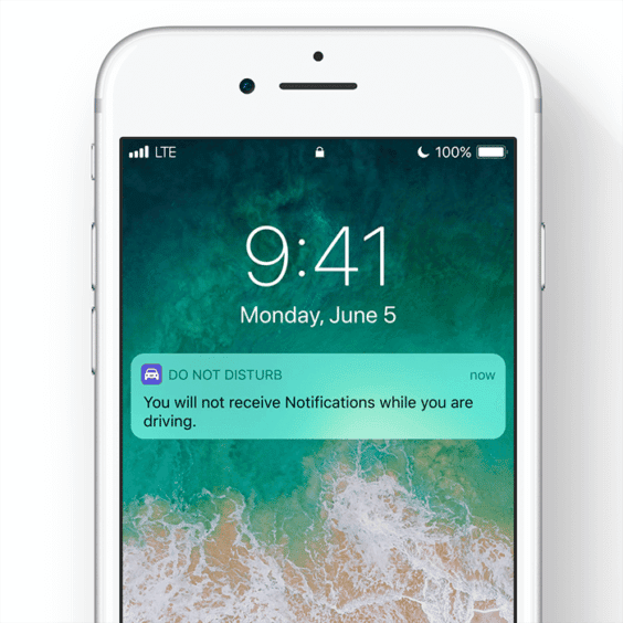 Screenshot von Do Not Disturb While Driving in iOS 11