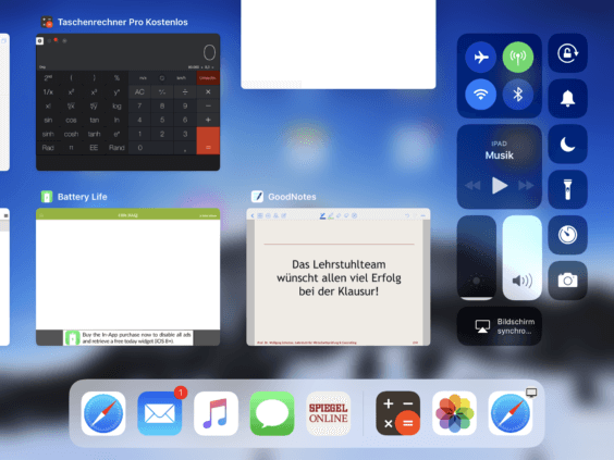 iOS 11 iPad AppSwitcher SC