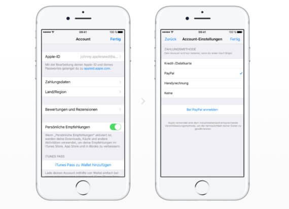 PayPal ab sofort als neue Zahlmethode | PayPal