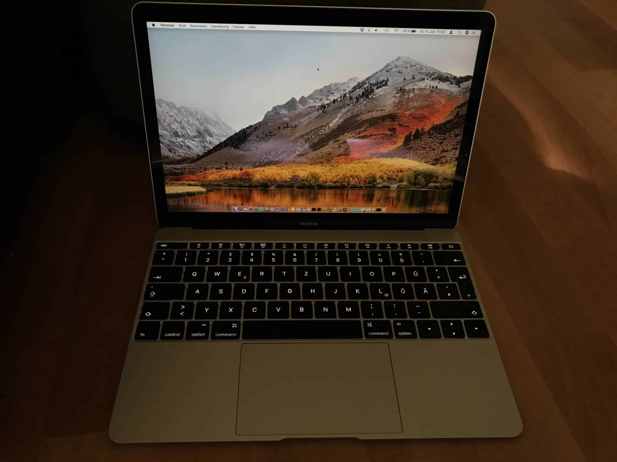 macOS High Sierra auf MacBook