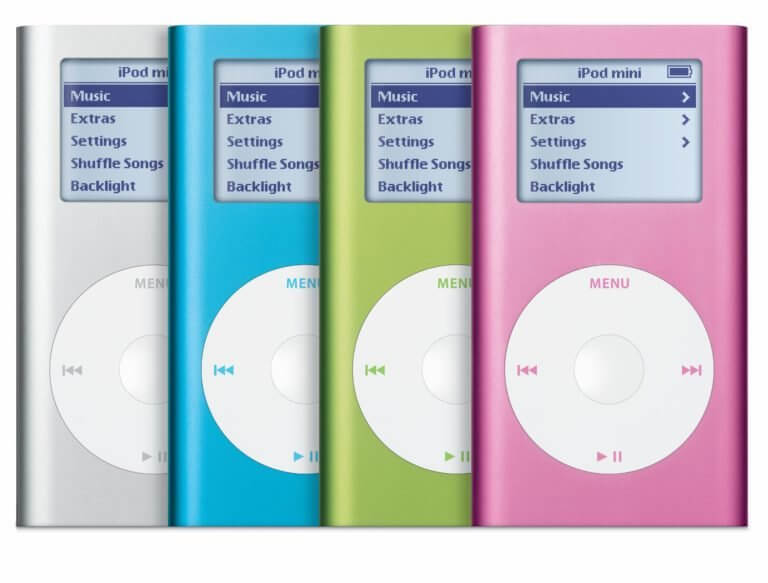 iPod mini Produktfamilie, Bild: Apple