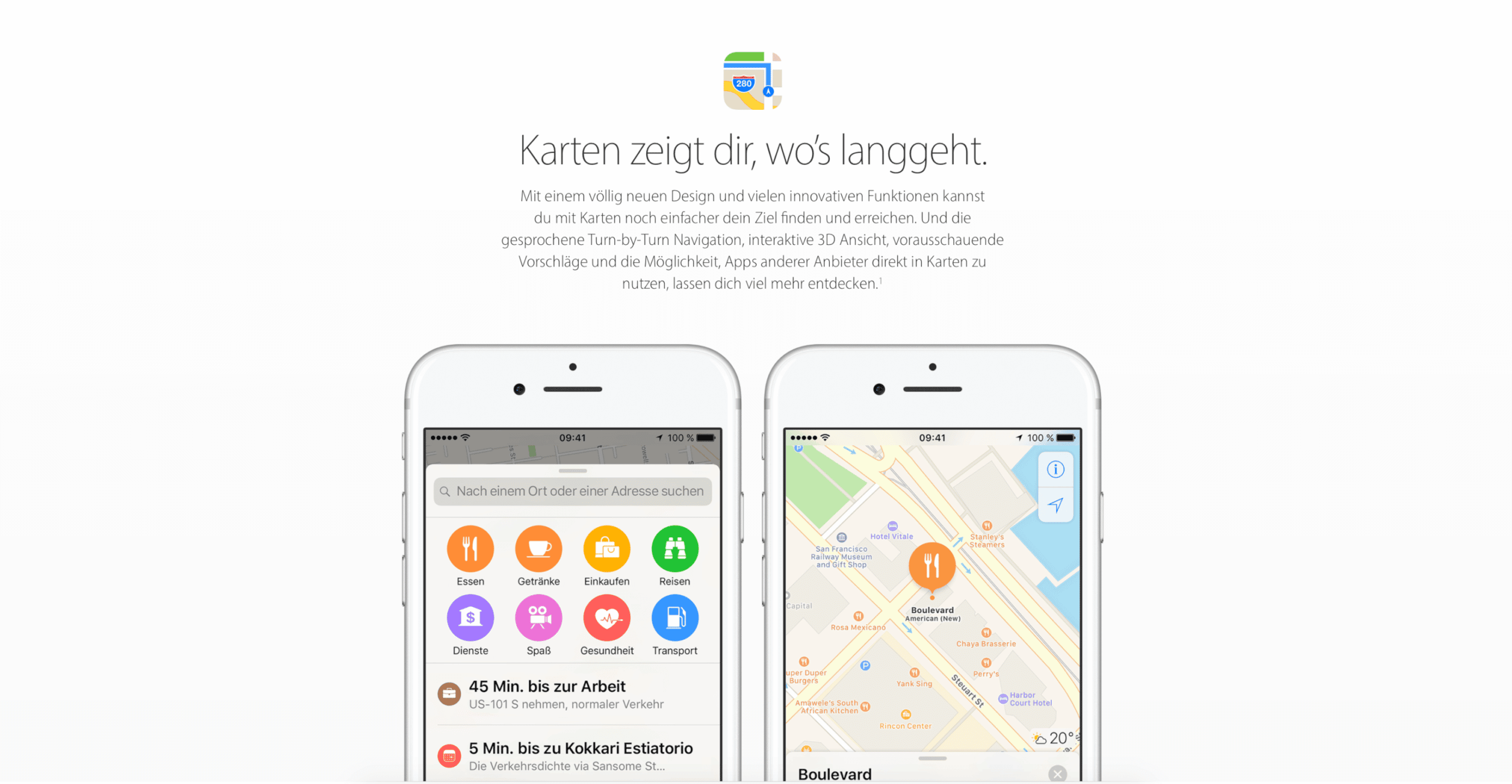 Apple Maps zeigt dir wo's langgeht | Screenshot WakeUp Media