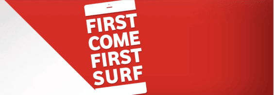 Vodafone first come first surf