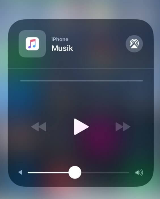iOS 11 Beta 7 Musik Widget