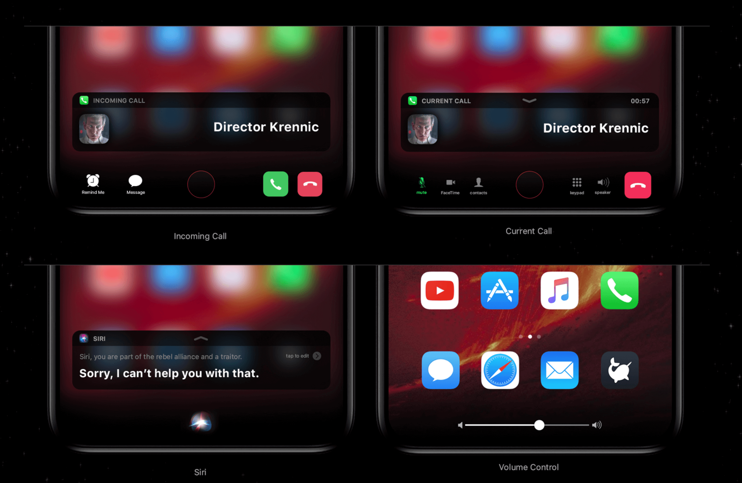 iPhone 8 HomeBar Konzept - Telefonat | John Calkins