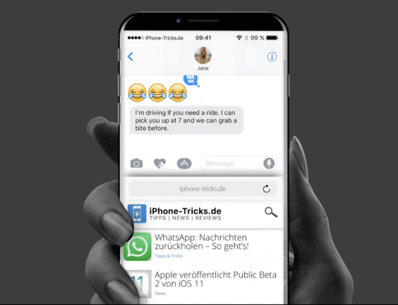 iPhone 8 Konzept Multitasking / iPhone-Tricks