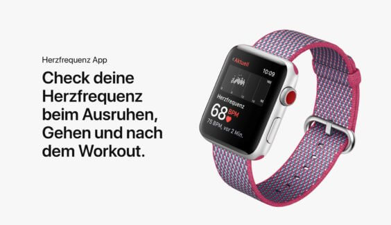 watchOS 4 mit Herzfrequenzmessung