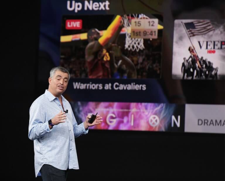 Eddy Cue bei Apple TV 4k Präsentation