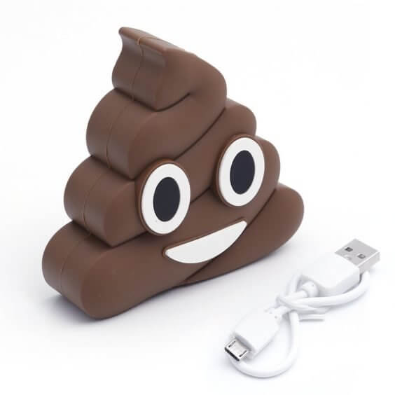 Kackhäufchen Emoji Powerbank