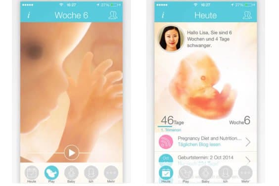 App der Woche Schwangerschaft + SC
