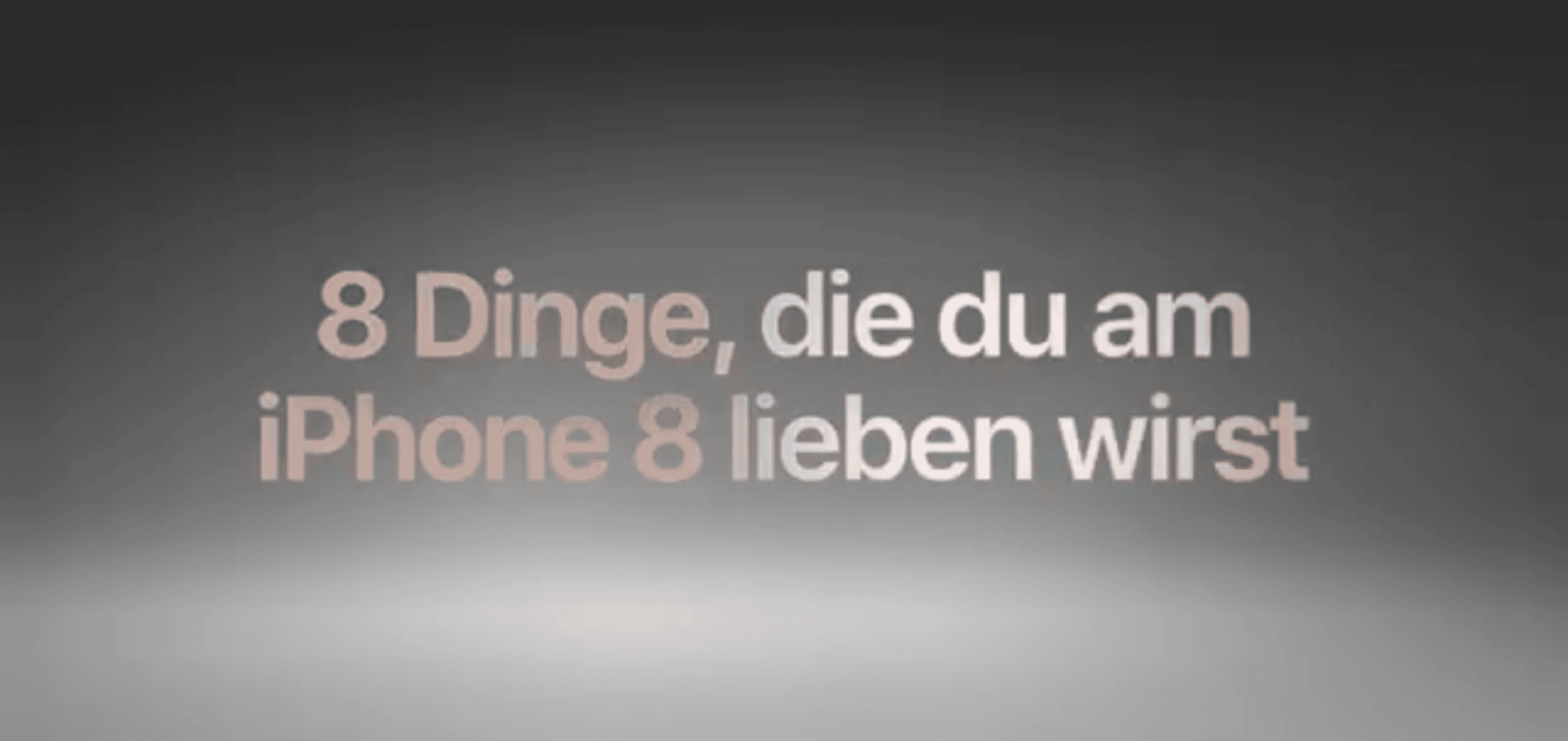 8 Dinge die du am iPhone 8 lieben wirst Clip | Apple