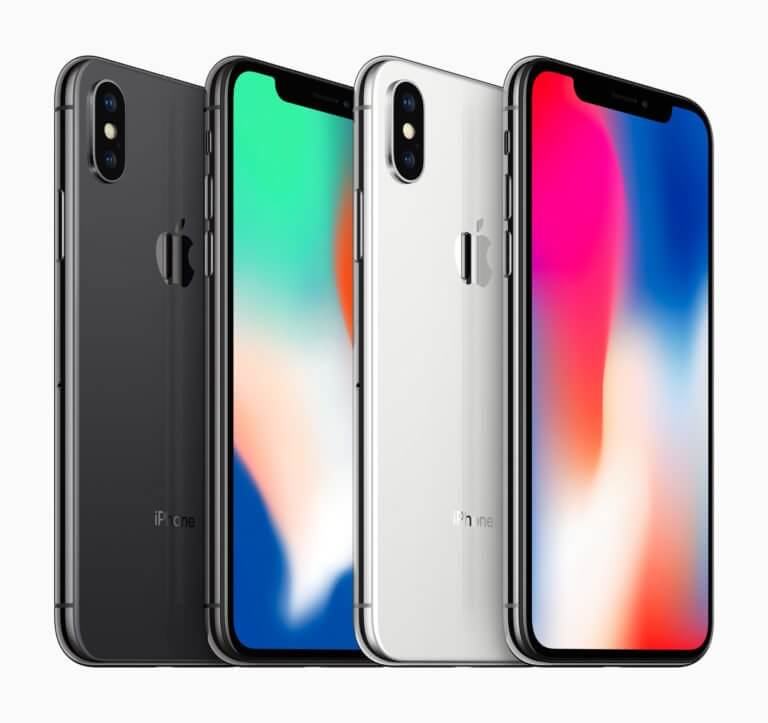 LineUp des iPhone X, Bild: Apple