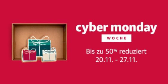 Amazon Cyber Monday Woche 2017