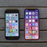 iPhone X neben iPhone 7, von vorne