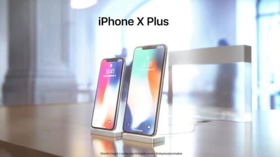 iPhone X Plus Konzept - Martin Hayek