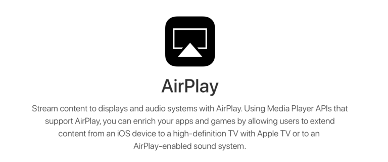 AirPlay | Screenshot Apple/WakeUp Media