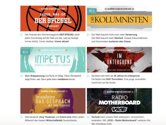 Audible Originals | Screenshot Audible/WakeUp Media