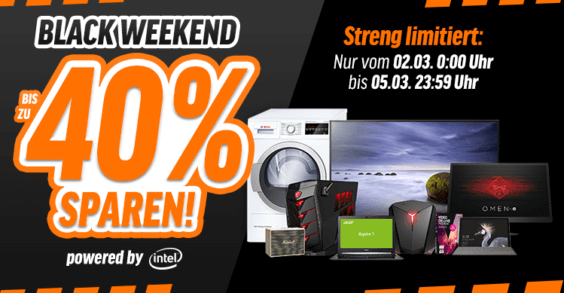 Black Weekend: bis zu 40% auf Smart Home-Produkte, Festplatten, Lautsprecher und vieles mehr!