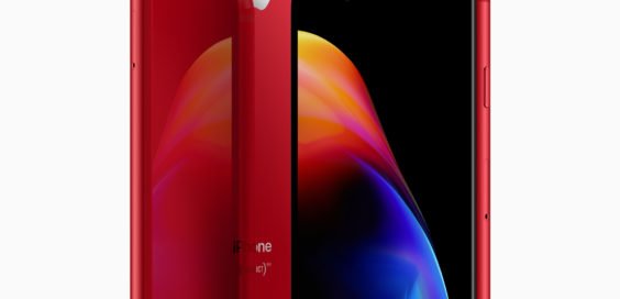 iPhone 8 und iPhone 8 Plus in rot