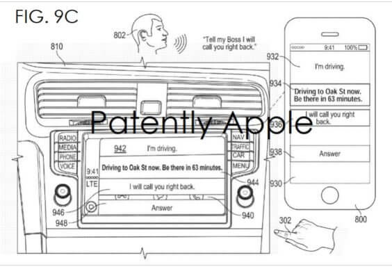 Siri im Beim Fahren nicht Stören-Modus Patently Apple