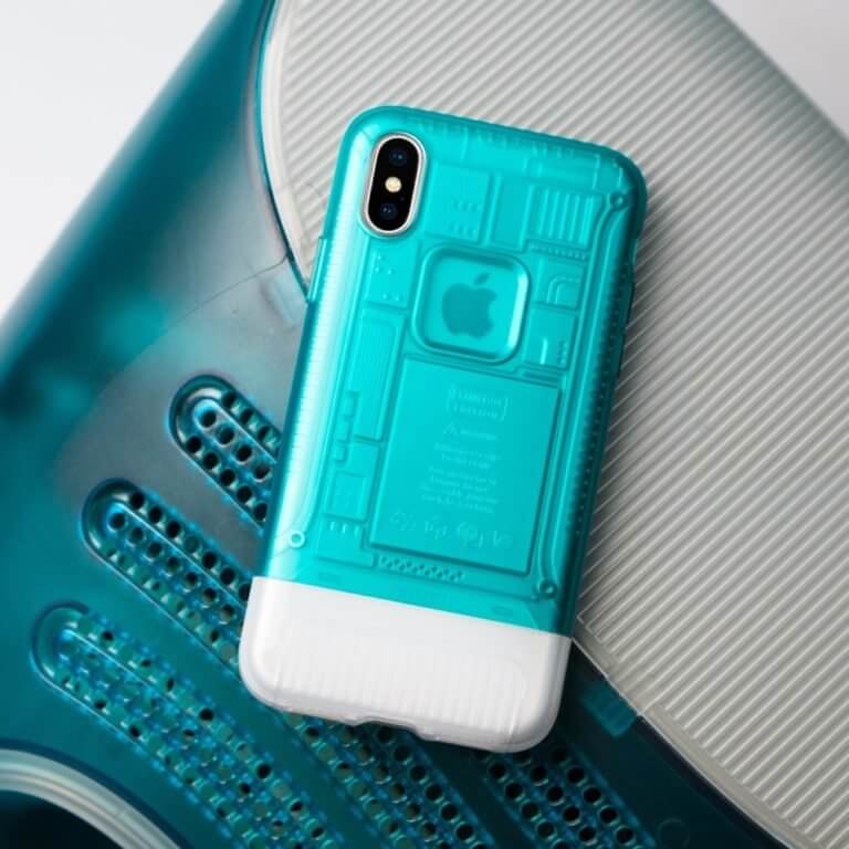 Spigen iPhone X Case iMac Bubble Design thumb