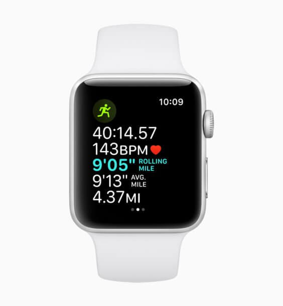 watchOS 5 Running - WWDC 2018 - Screenshot