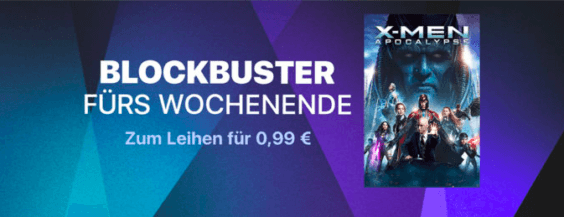 iTunes Filme ab 3,99 €: X-Men Apocalyspe, Grand Budapest Hotel, Jumper, Aviator und viele mehr