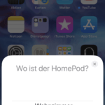 HomePod einrichten