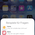 HomePod einrichten - Beispiele für Siri-Fragen