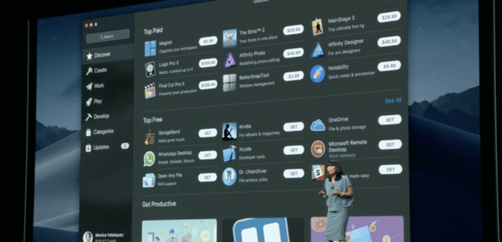 macOS Mojave Mac App Store