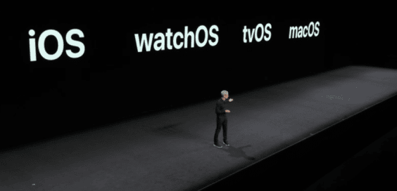 Tim Cook auf der WWDC 2018