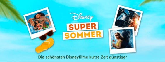 Disney Super Sommer: unzählige Filme des Kultstudios im Angebot