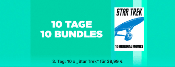 10 Tage, 10 Bundles heute: Star Trek – 10 Filme des Universums zum Angebotspreis