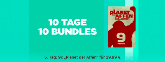10 Tage, 10 Bundles: „Planet der Affen“-Reihe für nur 29,99 €