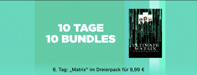 10 Tage, 10 Bundles - Matrix Trilogie - thumb