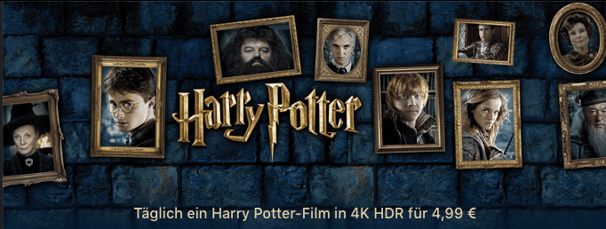 itunes filme harry potter aktion 2018 - thumb