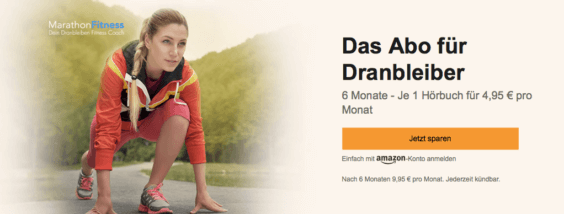 Audible Angebot: 6 Monate zum halben Preis sichern!