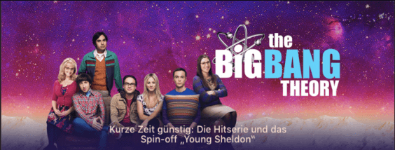 Serien bei iTunes im Angebot: The Big Bang Theory, Young Sheldon, True Blood und Game of Thrones ab je 9,99 €