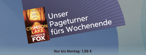Apple iBooks im Angebot: Pageturner fürs Wochenende und viele Top-bewertete Titel für unter 5 €