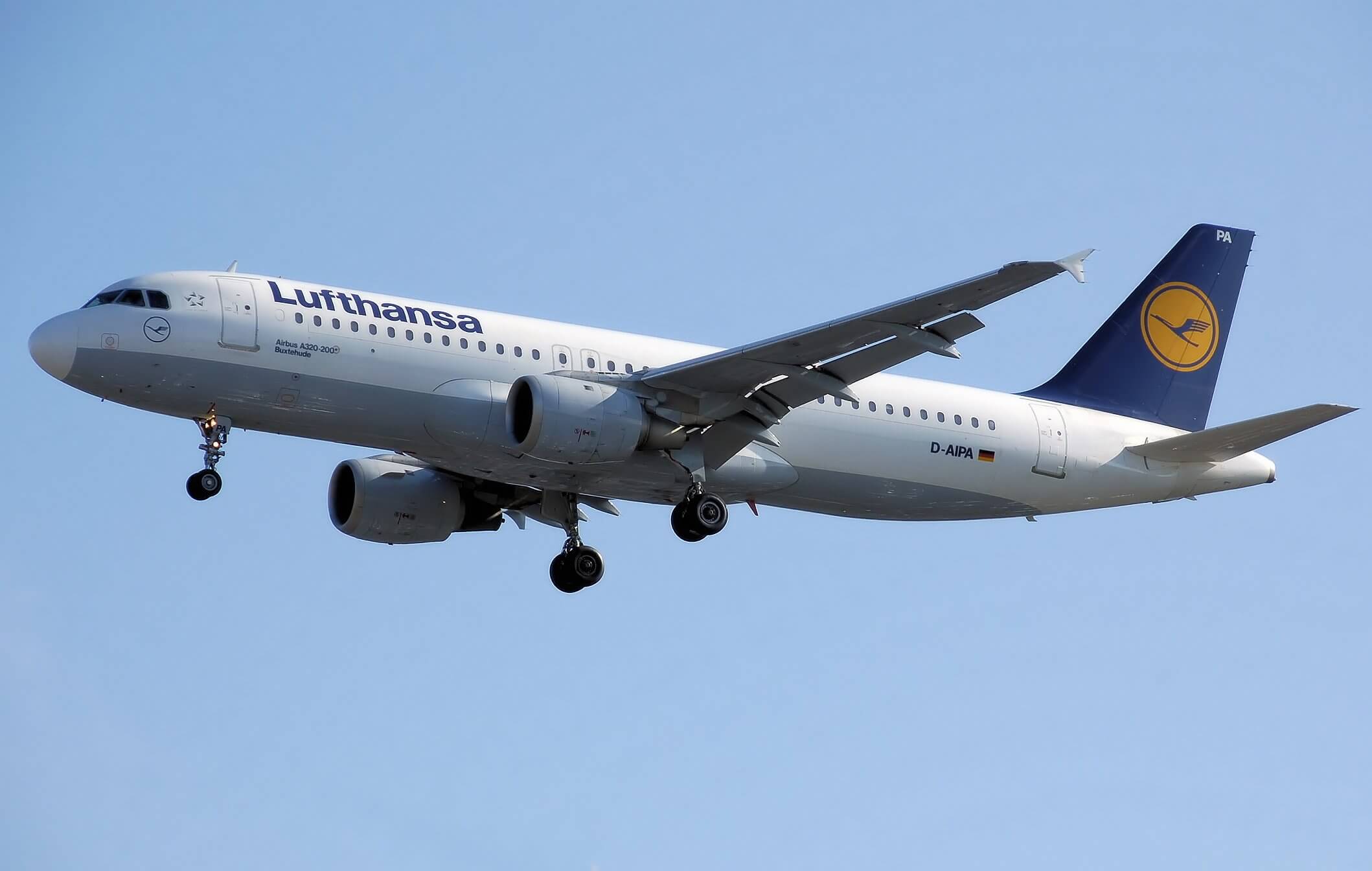 Lufthansa-Flugzeug A320