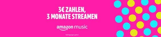 Amazon Angebote: Amazon Student monatlich buchen + 3 Monate für nur 3 Euro bei Amazon Music Unlimited