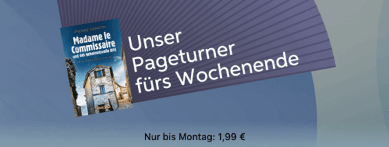 Apple Books Angebote: Pageturner fürs Wochenende und ganze viele Krimis ab 3,99 Euro