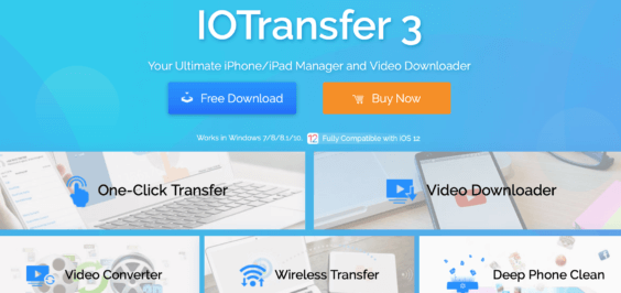 Datenmanagement mit dem IOTransfer 3