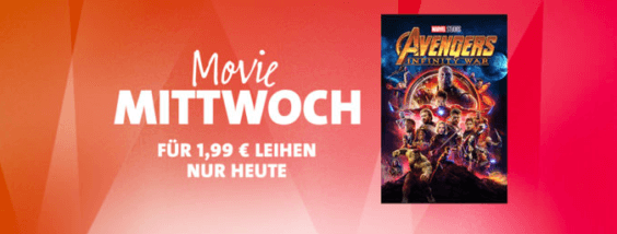 iTunes Movie Mittwoch: „Avengers: Infinity Wars“ für nur 1,99 Euro leihen!