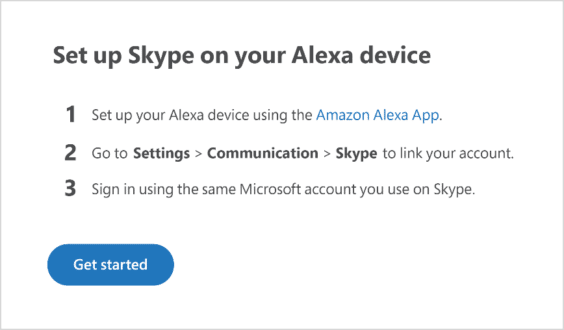 Skype mit Alexa verbinden - Skype