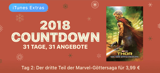 iTunes 2018 Countdown - Tag 2 Thor Thumb
