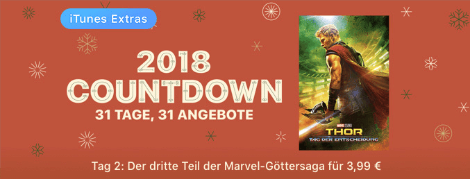 iTunes 2018 Countdown - Tag 2 Thor Thumb