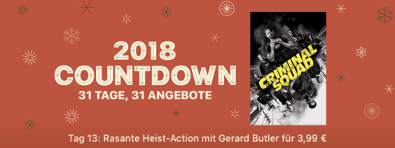 iTunes 2018 Countdown: „Criminal Squad“ für nur 3,99 Euro!